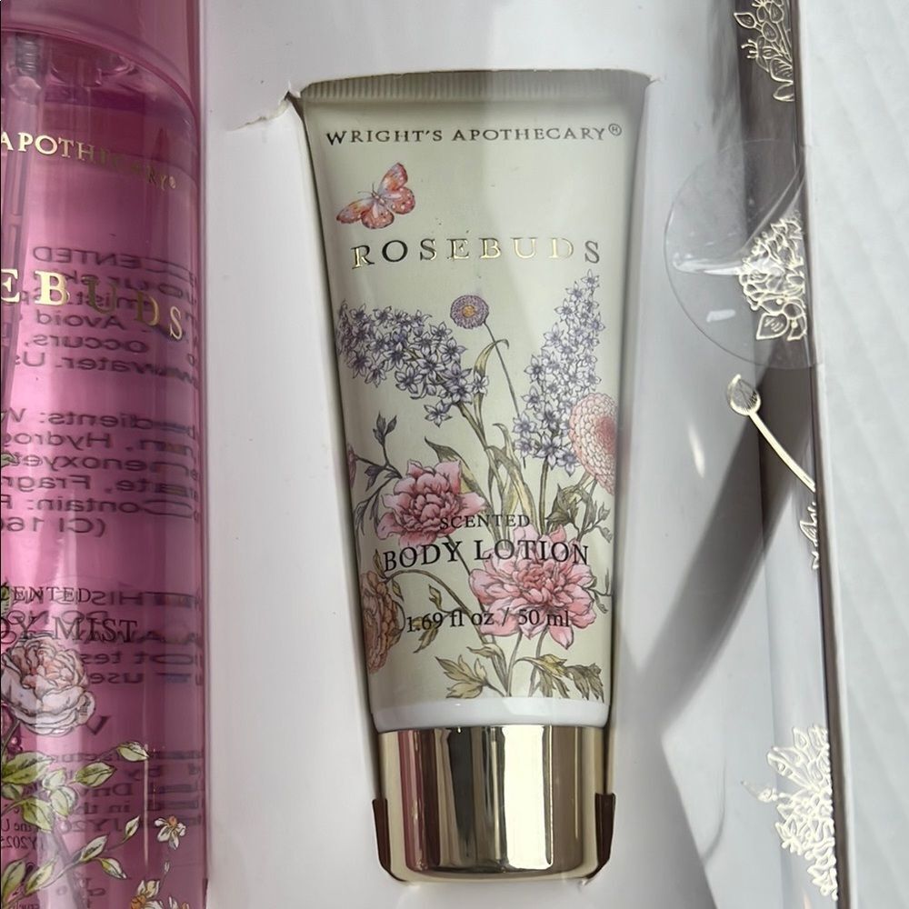 Wright’s Apothecary Rosebuds Body Mist & Lotion Set - Picture 3 of 8